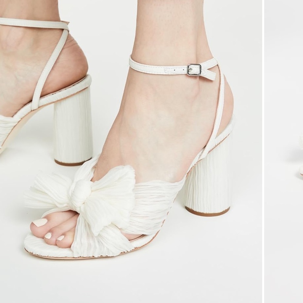 Loeffler Randall Camellia Pleated Bow Heel